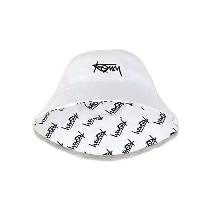 Double Sided Bucket Hat Men Women Summer