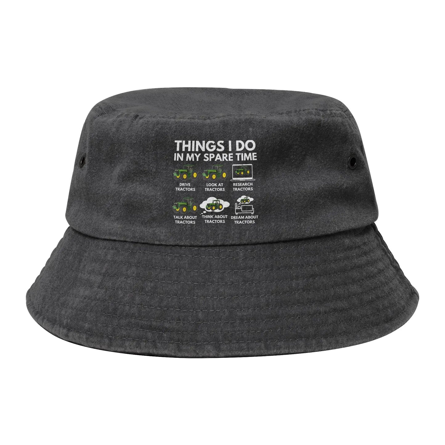 Things I Do In My Spare Time Funny Soccer Bucket Hats