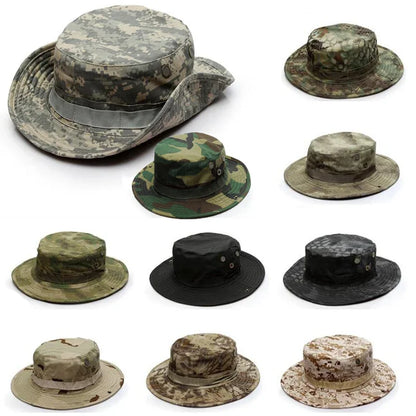 Woodland Camouflage Tactical Outdoor Boonie Bucket Hat