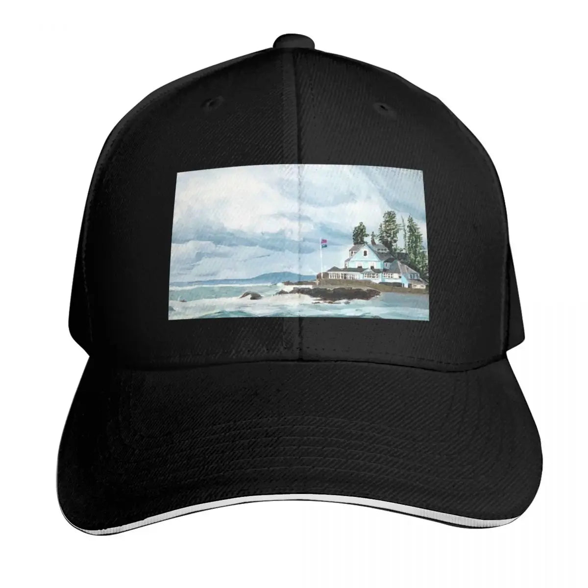 Kennebunk Maine Vintage Retro Embroidered Baseball Cap