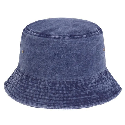 Unisex Solid Color Bucket Hat Outdoor Casual Cap