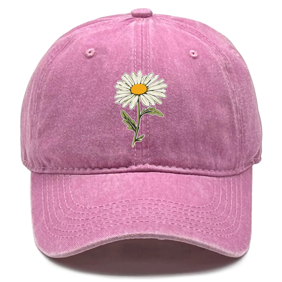 Adjustable Summer Cap For Women Men Flower Baseball Cap