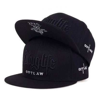 Thuglife Embroidered Adult Adjustable Hip-Hop Snapback Cap