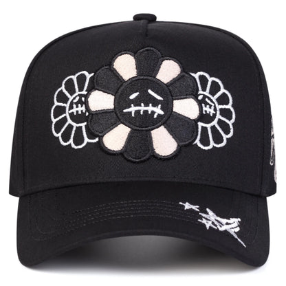 Sunflower Embroidered Adjustable Outdoor Baseball Cap
