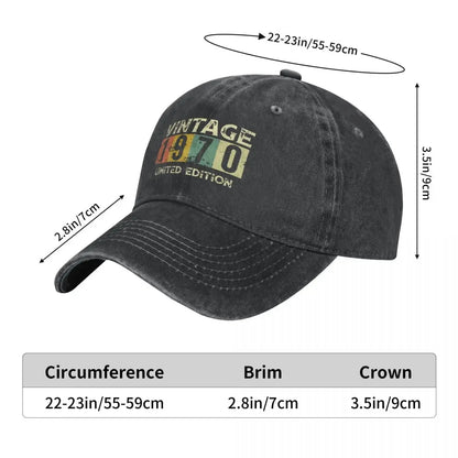Vintage 1970 Distressed Baseball Cap