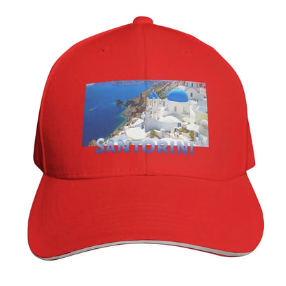 Santorini Greek Islands Callisc Baseball Cap