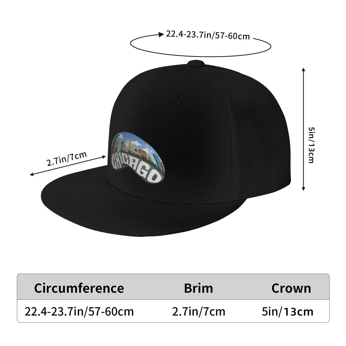 Cloudgate Bean Fashion Flat Brim Snapback Cap