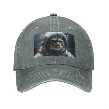 Astronaut Cat Space Baseball Cap