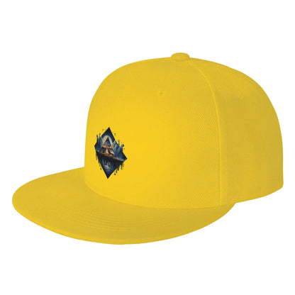 Future City Fantasy Urban Scenery Snapback Cap