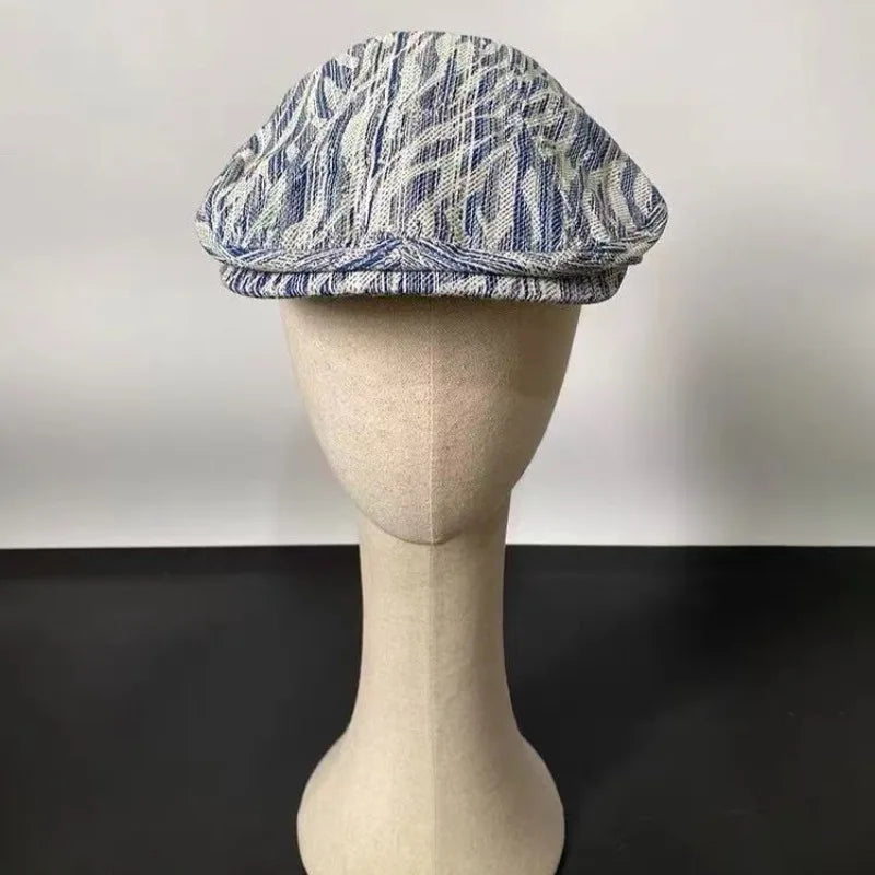 Summer New Cotton Big Size Berets For Men XL 62cm Big Head Peaked Cap