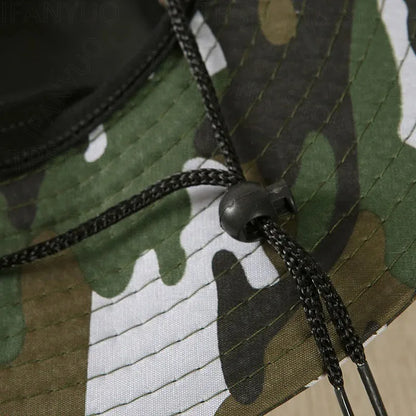 Breathable Mesh Collapsible Outdoor Fishing Bucket Hat