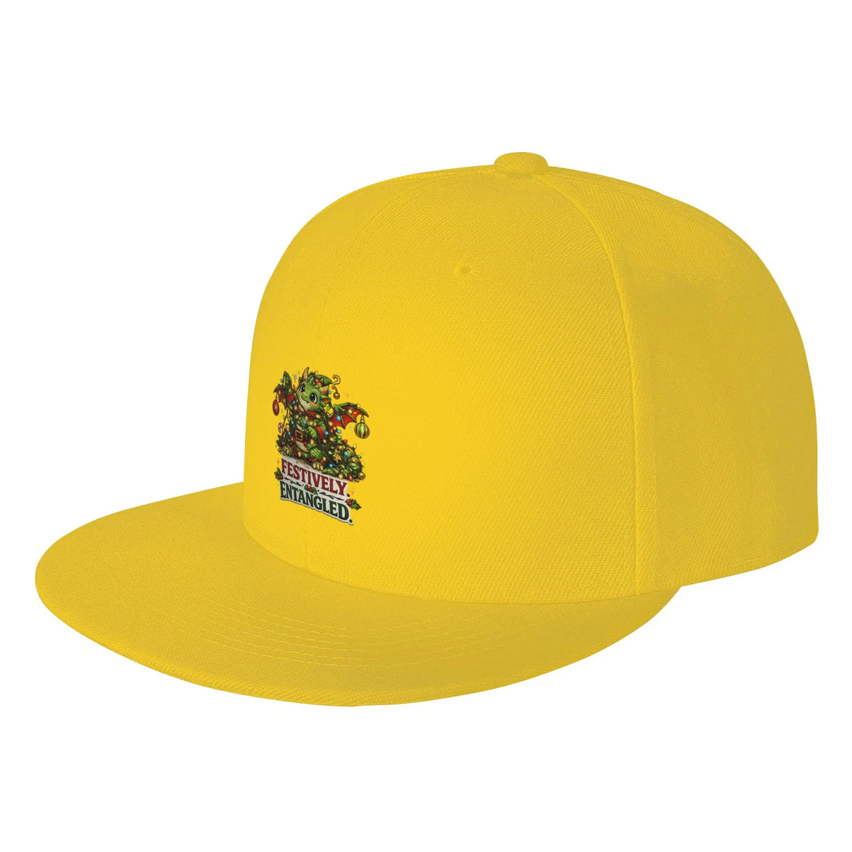 Festively Entangled Christmas Snapback Cap