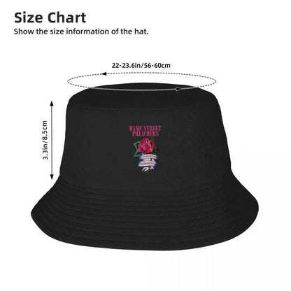 Retro Wels Manic Graphic Unisex Bucket Hat Design