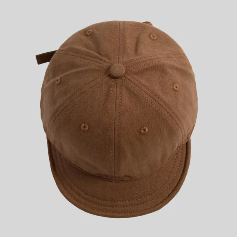 Short Brim Adjustable Sports Baseball Cap