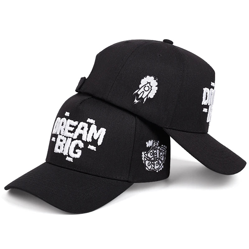 Big Dream Letter Embroidered Baseball Cap