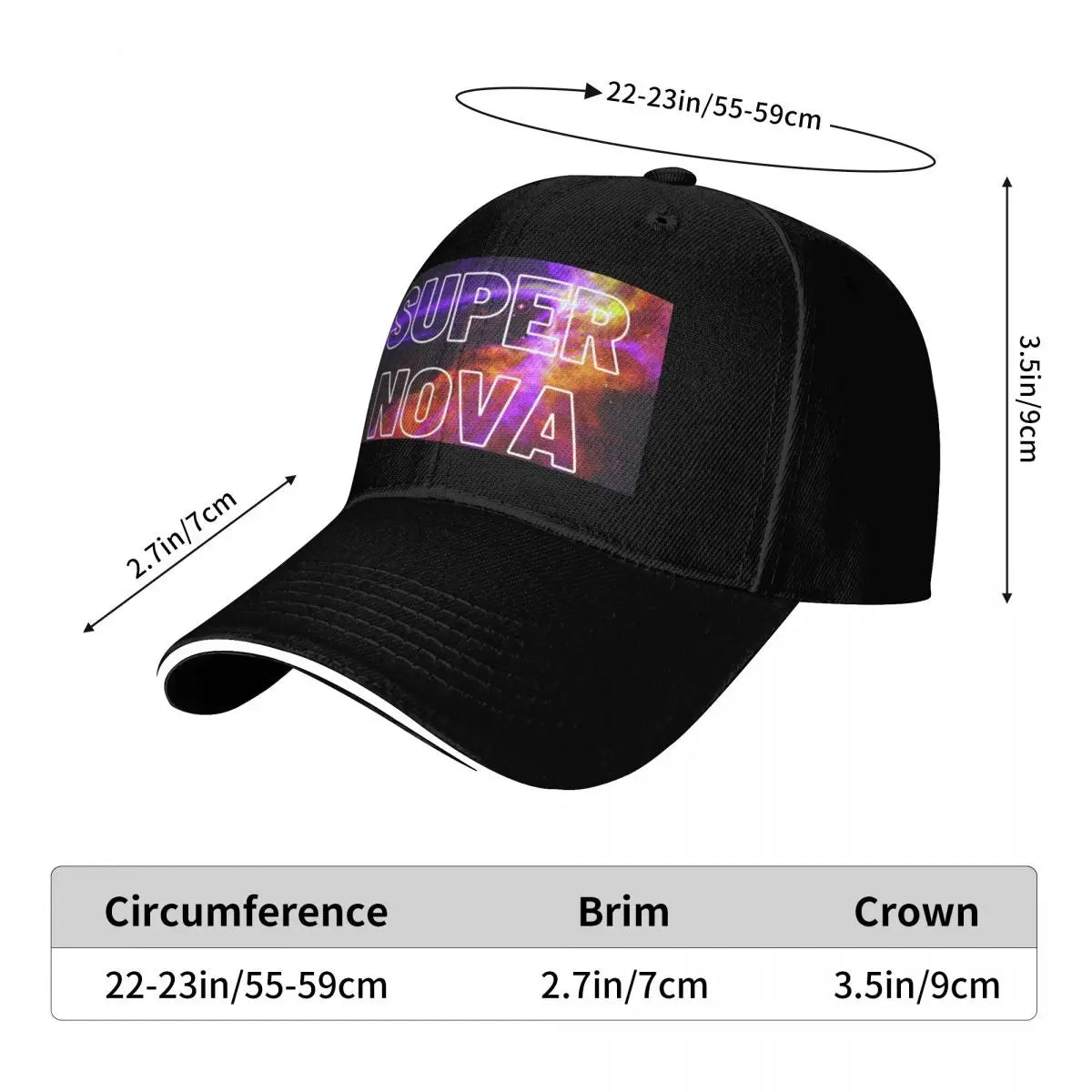 Supernova Classic Graphic Baseball Cap