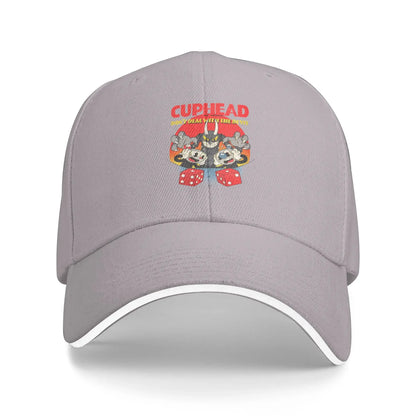 Cuphead Oh Noes Sun Baseball Cap Summer Casual