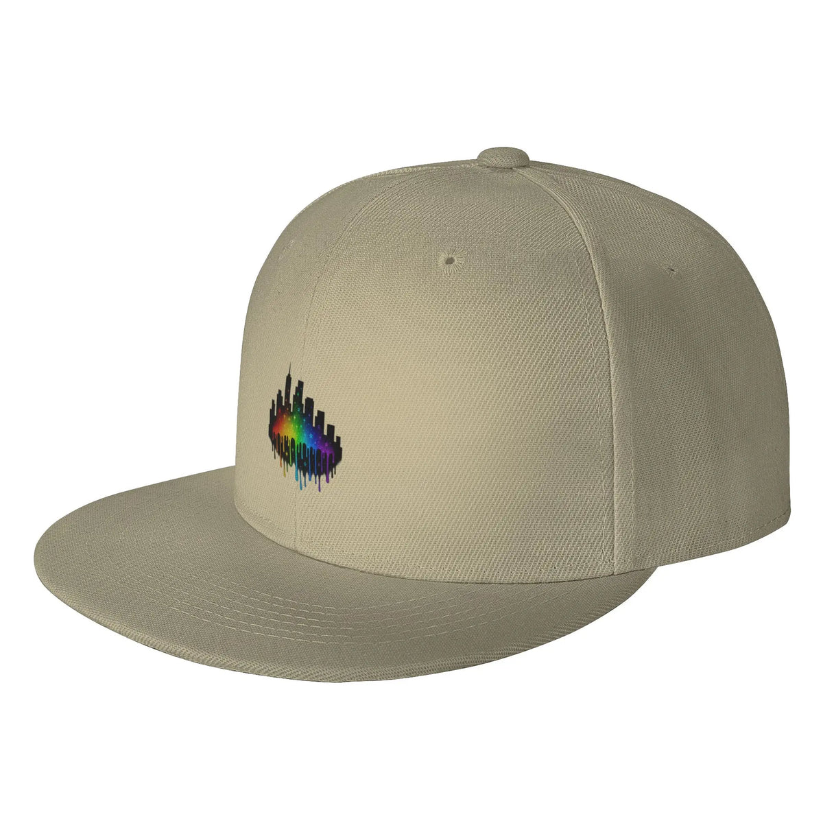 Color Drip City Fashion Snapback Cap