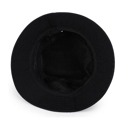 Solid Color Cotton Summer Bucket Hat