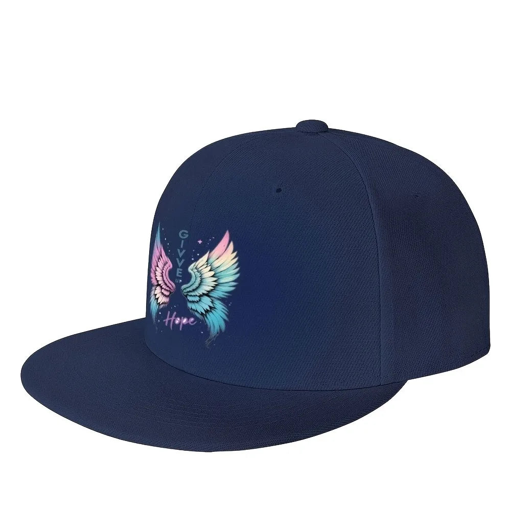 Colorful Wings Graphic Snapback Cap