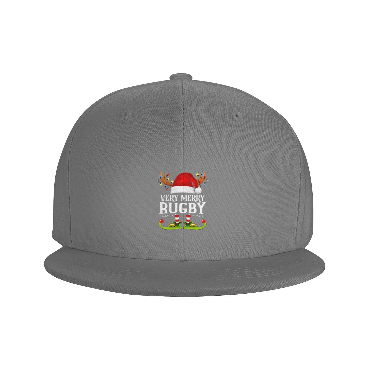 Very Merry Rugby Christmas Snapback Cap