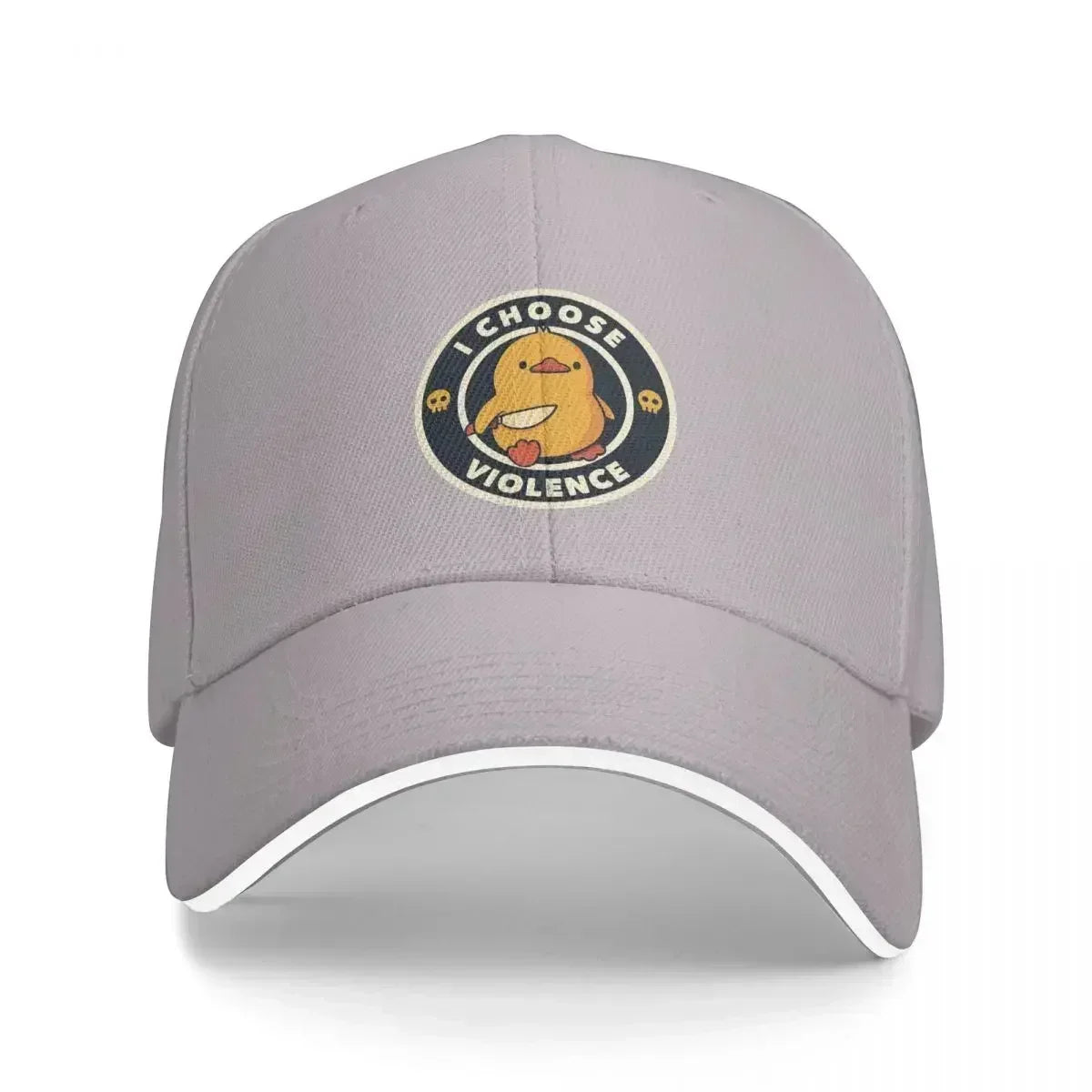 I Choose Violence Funny Duck Tobe Fonseca Baseball Cap