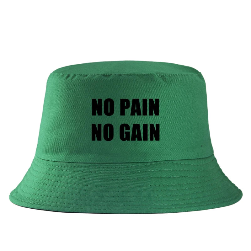 No Pain No Gain Sports Gym Bucket Hat