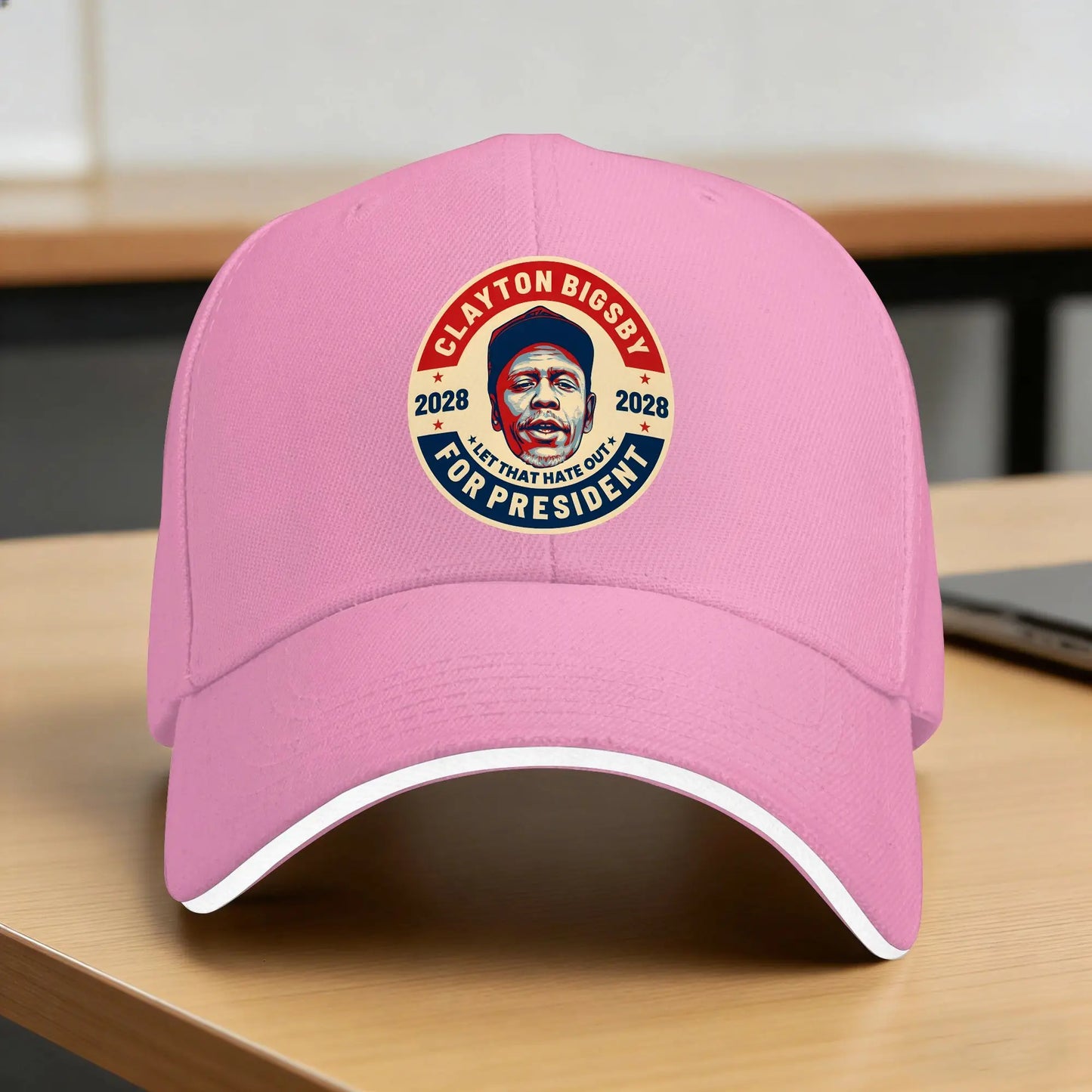 Clayton Bigsby For President 2028 Sun Baseball Cap