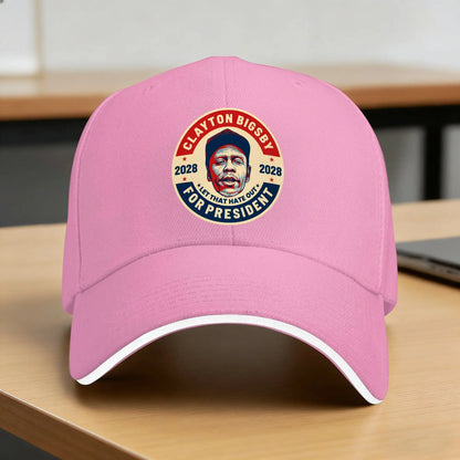Clayton Bigsby For President 2028 Sun Baseball Cap