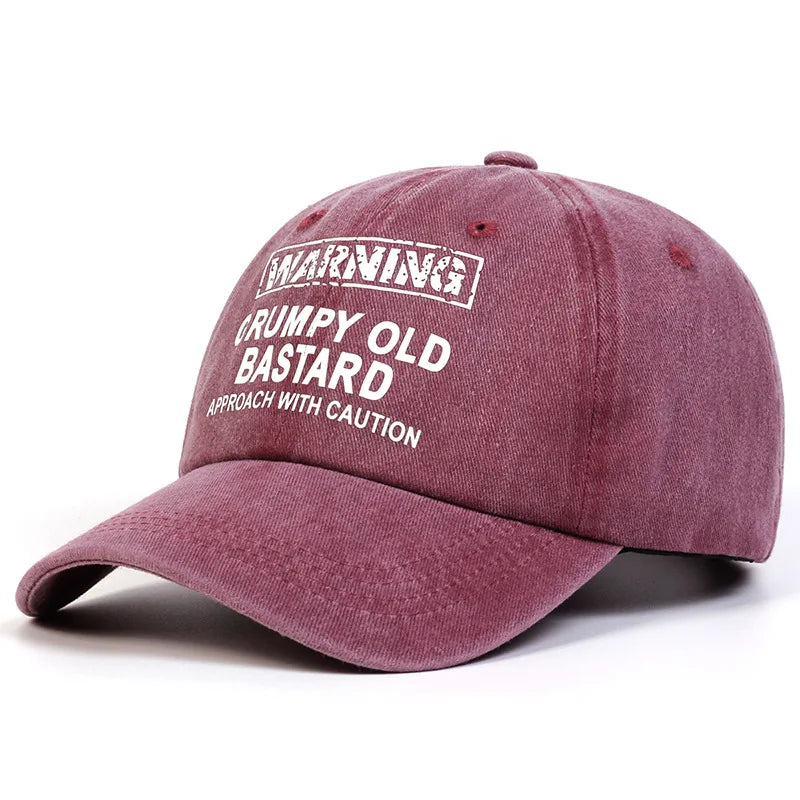 Letter Print Outdoor Baseball Cap