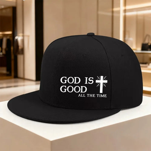 God Is Good Cross Snapback Cap