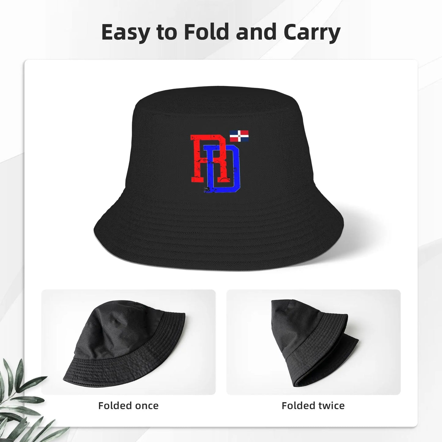 Dominican Republic RD Flag Pride Bucket Hat For Couple