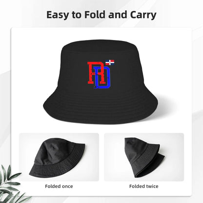 Dominican Republic RD Flag Pride Bucket Hat For Couple
