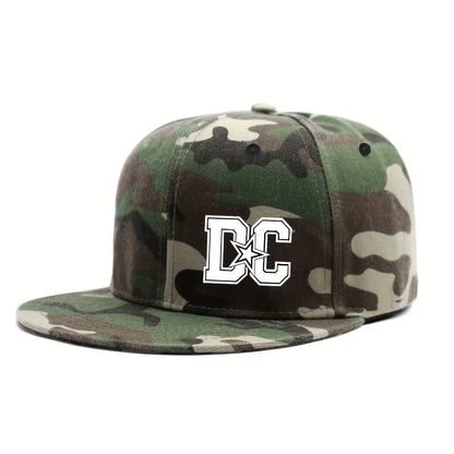 Letter Print Streetwear Adjustable Hip-Hop Snapback Cap