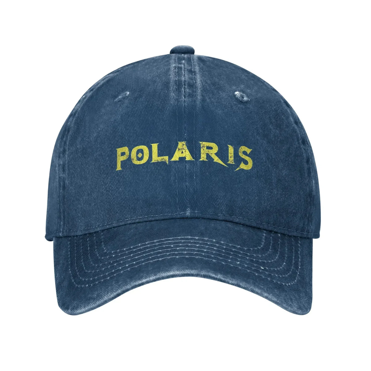Polaris Logo Casual Denim Baseball Cap Hat