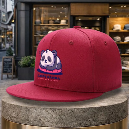 Sleepy Panda Snapback Cap