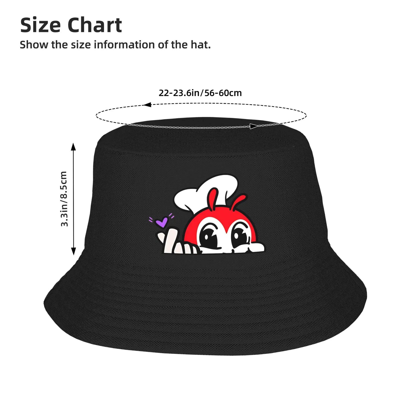 Jollibee Peeking Bucket Hat Summer