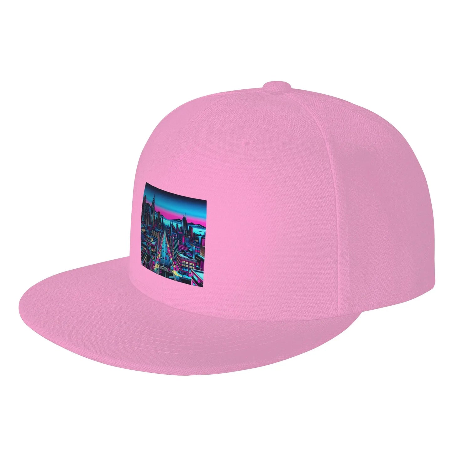 Neon City Night Snapback Cap