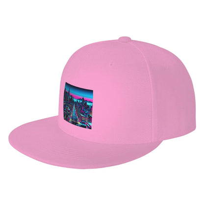 Neon City Night Snapback Cap