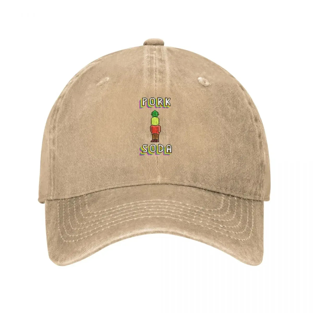 Pork Soda Pixels 1 Big Size Baseball Cap