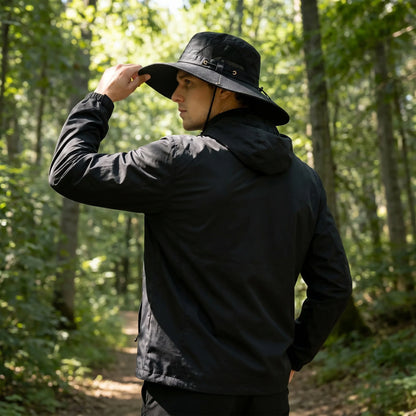 Foldable Oxford Fabric Waterproof UV Protection Bucket Hat