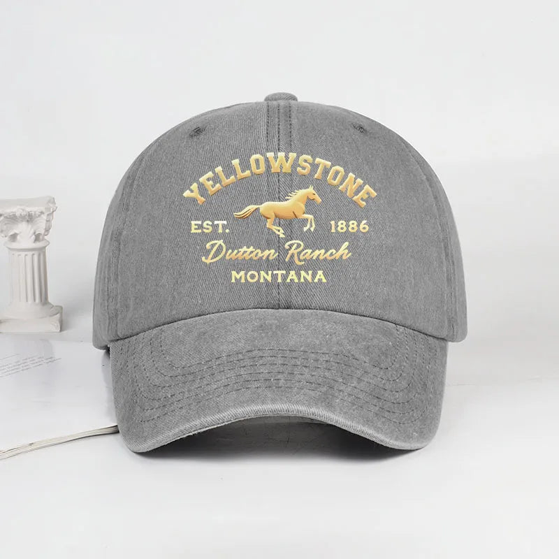 Yellowstone Horse Print Baseball Cap