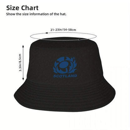 New Scotland Rugby Team Rugby Logo Bucket Hat Black
