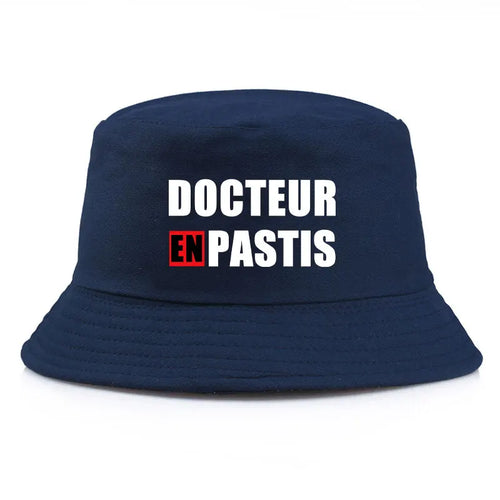 Docteur En Pastis Reversible Funny Bob Bucket Hat