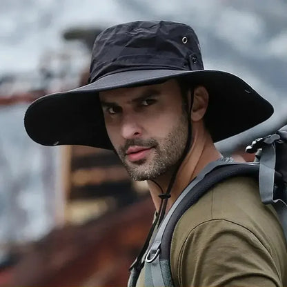 Breathable Mesh Anti-UV Outdoor Fishing Bucket Hat