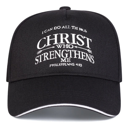 CHRIST Embroidered Adjustable Baseball Cap