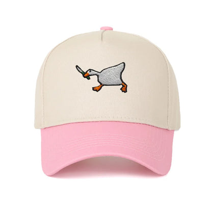 Big Goose Embroidered Colorblock Baseball Cap
