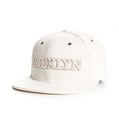 Letter Embroidered Breathable Mesh Snapback Cap