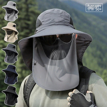 Waterproof UV Protection Wide Brim Fishing Bucket Hat