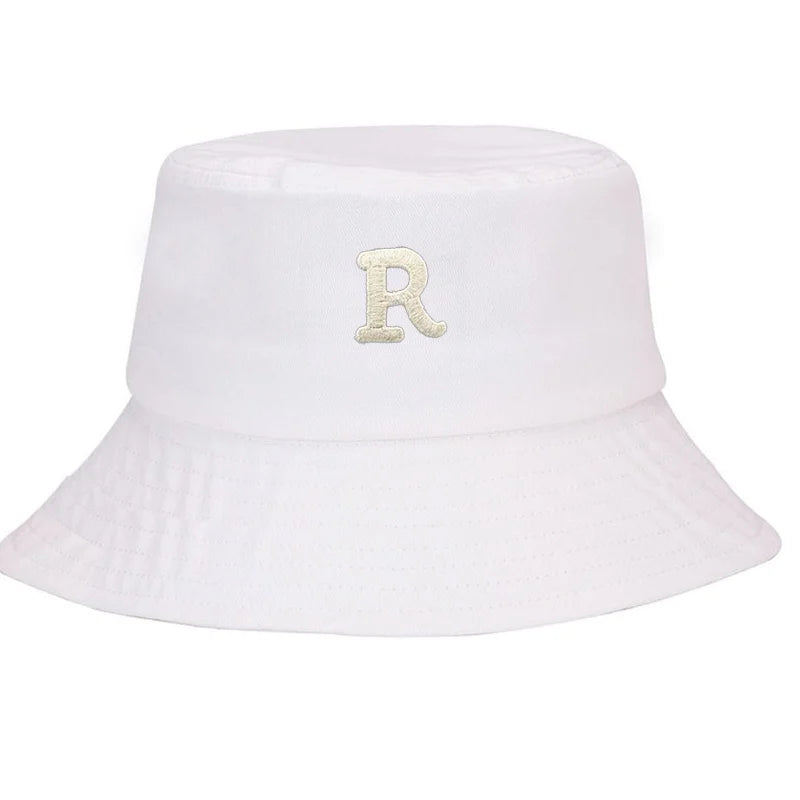 Embroidered Cotton Streetwear Bucket Hat